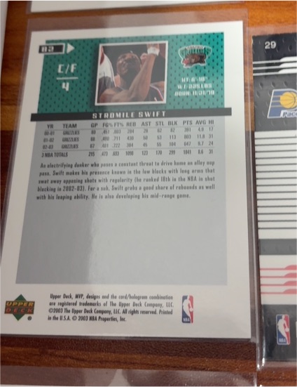 2002 Upper Deck #32 Stromile Swift — front