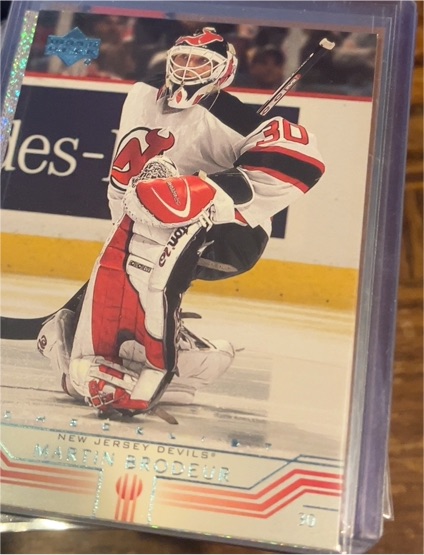 2001-02 Upper Deck #411 Martin Brodeur — front