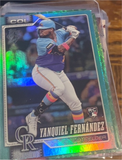 2026 Topps Series 1 #116 Yanquiel Fernández — front