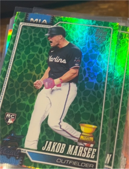2026 Topps Series 1 #37 Jakob Marsee — front