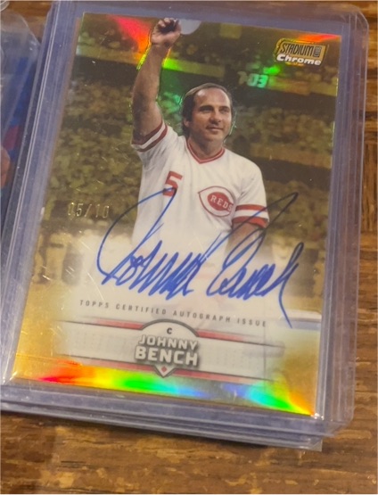 2024 Topps Stadium Club Chrome #C Johnny Bench — front