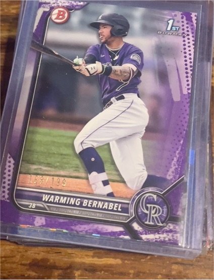 2022 Bowman #BP-46 Warming Bernabel — front