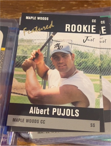 2000 Just Minors Maple Woods #AP1 Albert Pujols — front