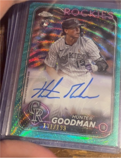 2024 Topps Chrome #RA-HG Hunter Goodman — front