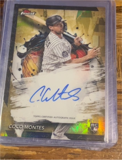2024 Topps Finest Finest Autographs #FA-CMO Coco Montes — front