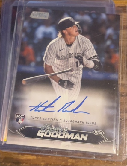 2024 Topps Stadium Club #SCBA-HG Hunter Goodman — front