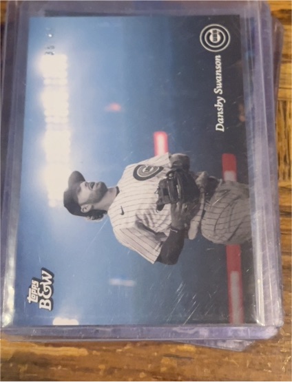 2023 Topps Black & White #26 Dansby Swanson — front