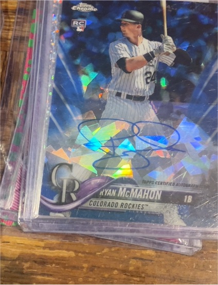 2018 Topps Chrome Sapphire #AC-RM Ryan McMahon — front