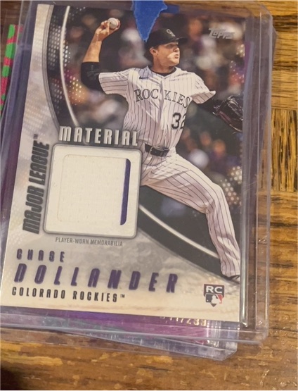 2025 Topps Update Major League Material #MMU-CD Chase Dollander — front