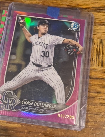 2025 Bowman Chrome #62 Chase Dollander — front