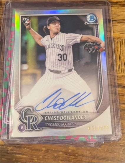 2025 Bowman Chrome #62 Chase Dollander — front