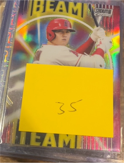 2022 Topps Stadium Club Chrome #BT-13 Shohei Ohtani Beam Team — front