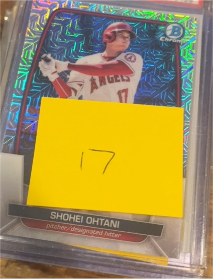 2023 Bowman Chrome #17 Shohei Ohtani — front