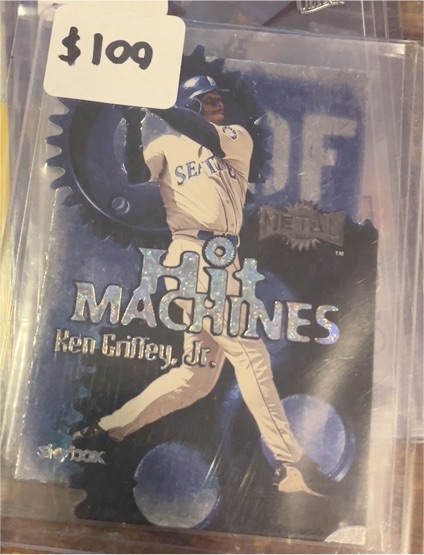 2000 Skybox Metal #H1 Ken Griffey Jr. Hit Machines — front