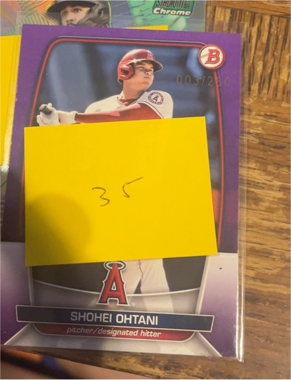 2023 Bowman Chrome #67 Shohei Ohtani — front