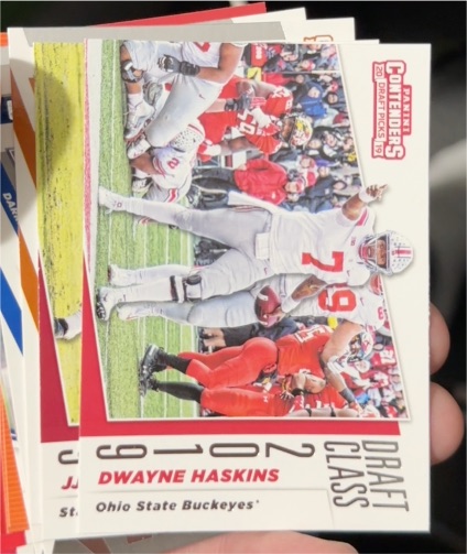 2019 Panini Contenders Draft Picks Draft Class #13 Dwayne Haskins — front