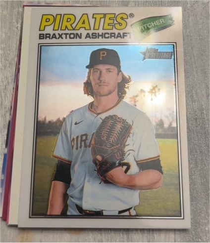 2026 Topps Heritage #134 Braxton Ashcraft — front
