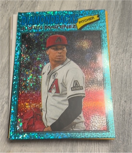 2026 Topps Heritage #263 Justin Martinez — front