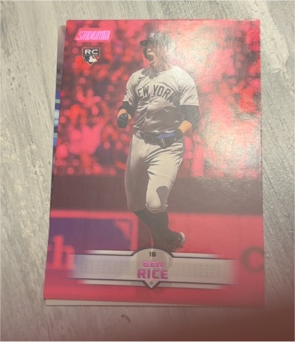 2025 Topps Stadium Club #196 Ben Rice — front