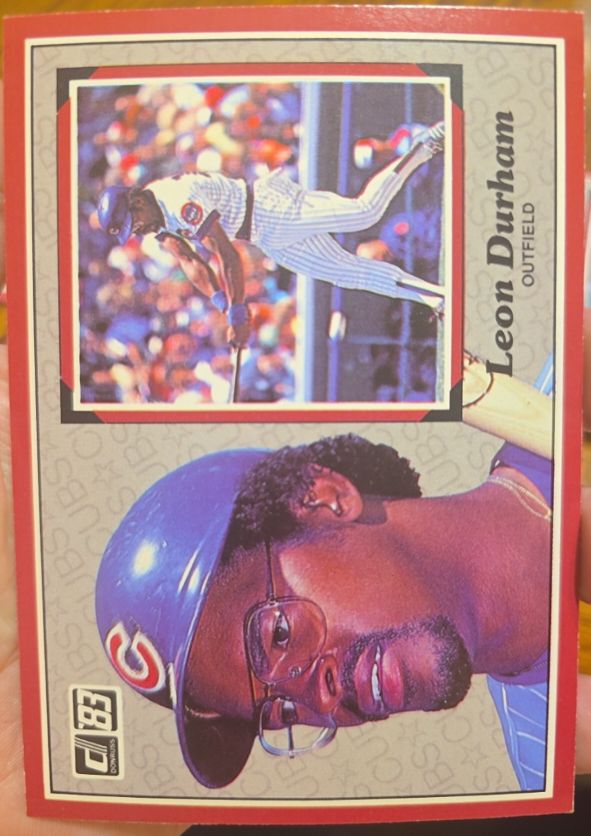 1983 Donruss Action All-Stars #55 Leon Durham — front