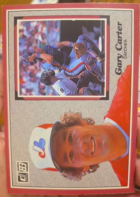 1983 Donruss Action All-Stars #58 Gary Carter — front