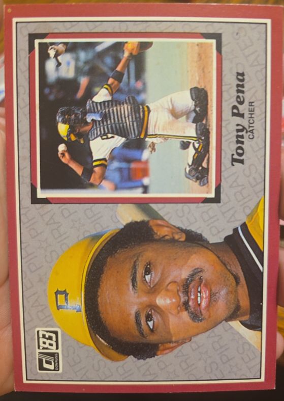 1983 Donruss Action All-Stars #35 Tony Pena — front
