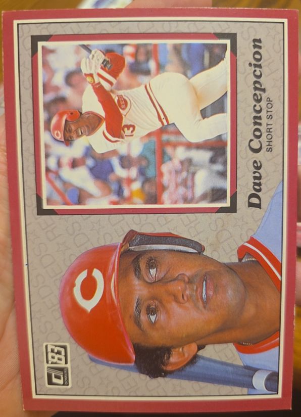 1983 Donruss Action All-Stars #47 Dave Concepcion — front