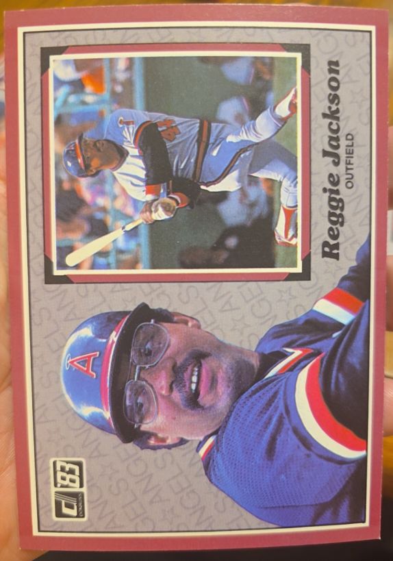 1983 Donruss Action All-Stars #3 Reggie Jackson — front