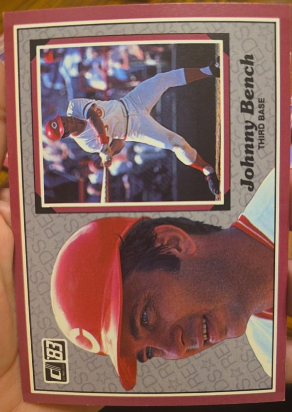 1983 Donruss Action All-Stars #14 Johnny Bench — front