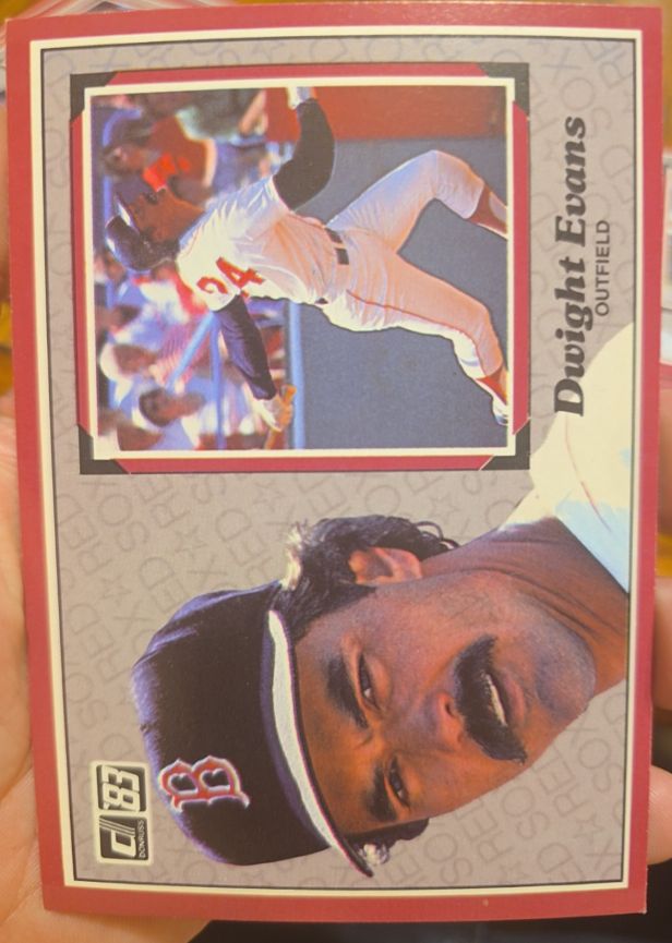 1983 Donruss Action All-Stars #2 Dwight Evans — front