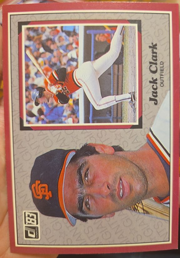 1983 Donruss Action All-Stars #29 Jack Clark — front