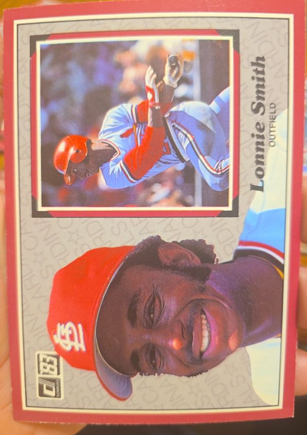 1983 Donruss Action All-Stars #34 Lonnie Smith — front