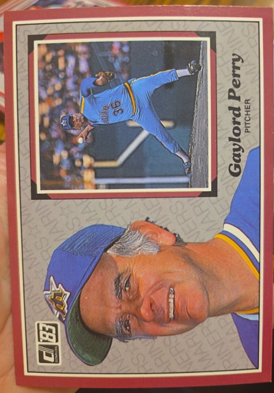 1983 Donruss Action All-Stars #28 Gaylord Perry — front