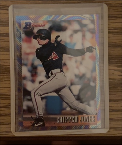 1993 Bowman #347 Chipper Jones — front