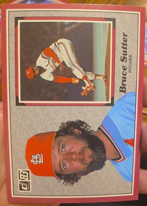1983 Donruss Action All-Stars #41 Bruce Sutter — front