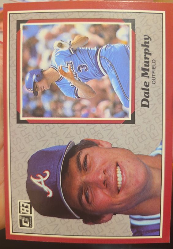 1983 Donruss Action All-Stars #45 Dale Murphy — front