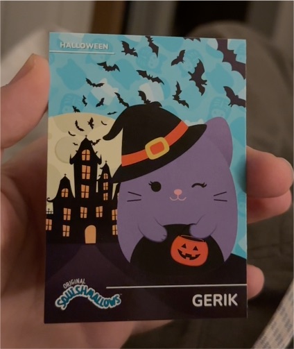 2025 Panini Squishmallows Halloween #49 Gerik — front