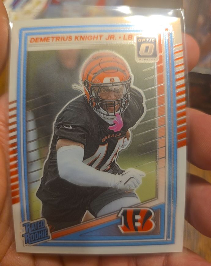 2025 Panini Donruss Optic #296 Demetrius Knight Jr. — front