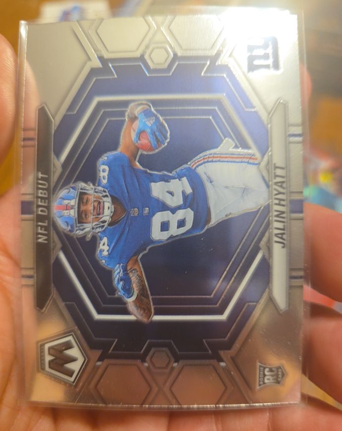 2023 Panini Mosaic NFL Debut #ND-17 Jalin Hyatt — front