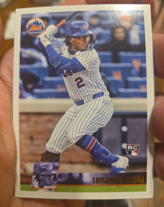 2025 Topps Archives #183 Luisangel Acuña — front