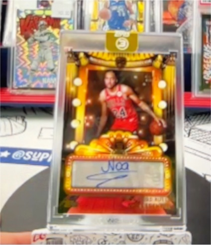 2025-26 Topps Three #07 Noa Essengue — front