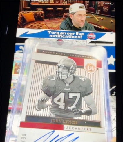 2022 Panini Encased #LS-JL John Lynch Legendary Signatures — front