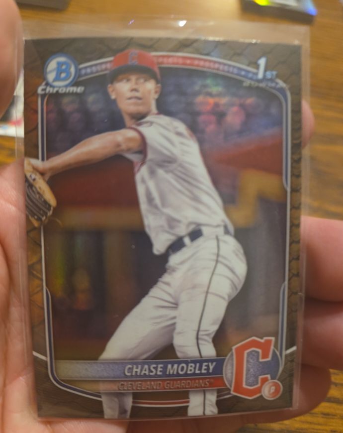 2025 Bowman Chrome #BCP-56 Chase Mobley — front