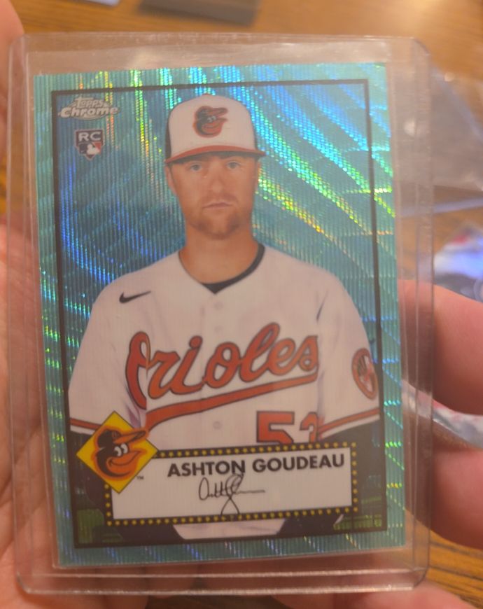 2021 Topps Chrome Platinum Anniversary #118 Ashton Goudeau — front