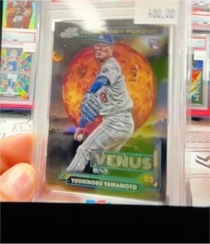 2024 Topps Cosmic Chrome #PPV3 Yoshinobu Yamamoto Planetary Pursuit Venus — front