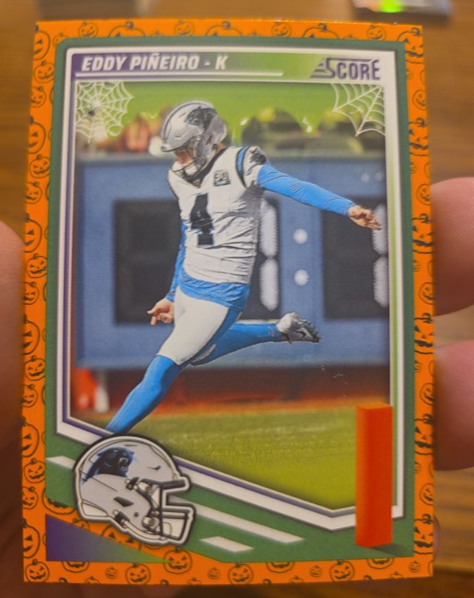 2025 Score-A-Treat #58 Eddy Pineiro — front