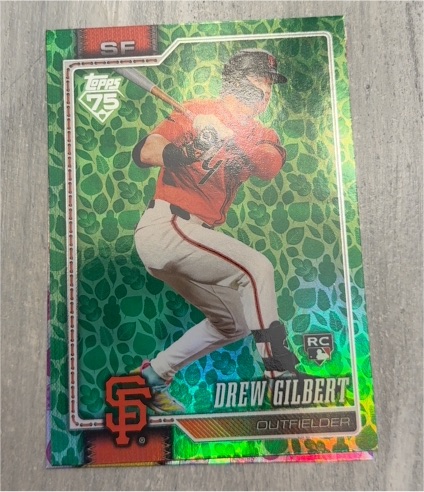 2026 Topps Series 1 #155 Drew Gilbert — front