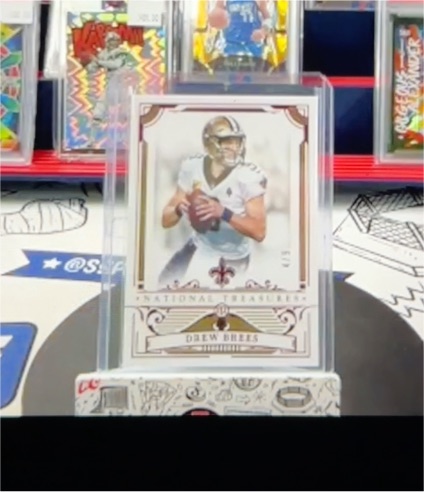 2017 Panini National Treasures #Drew Brees — front