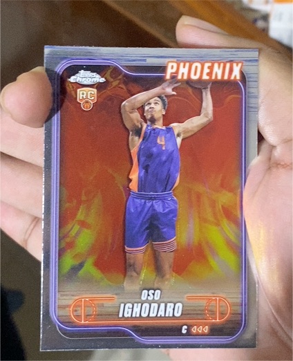 2024-25 Topps Chrome #184 Oso Ighodaro — front