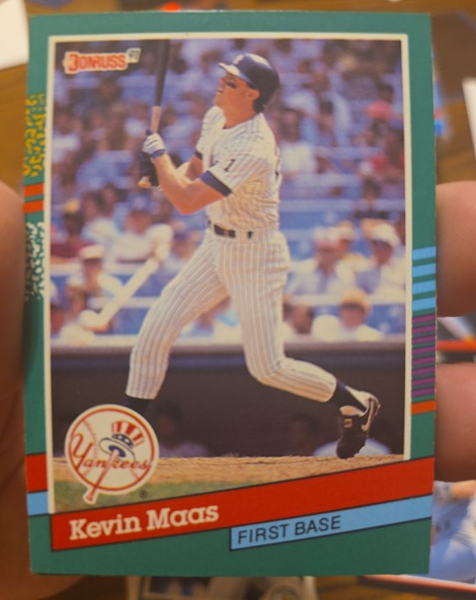 1991 Donruss #554 Kevin Maas — front